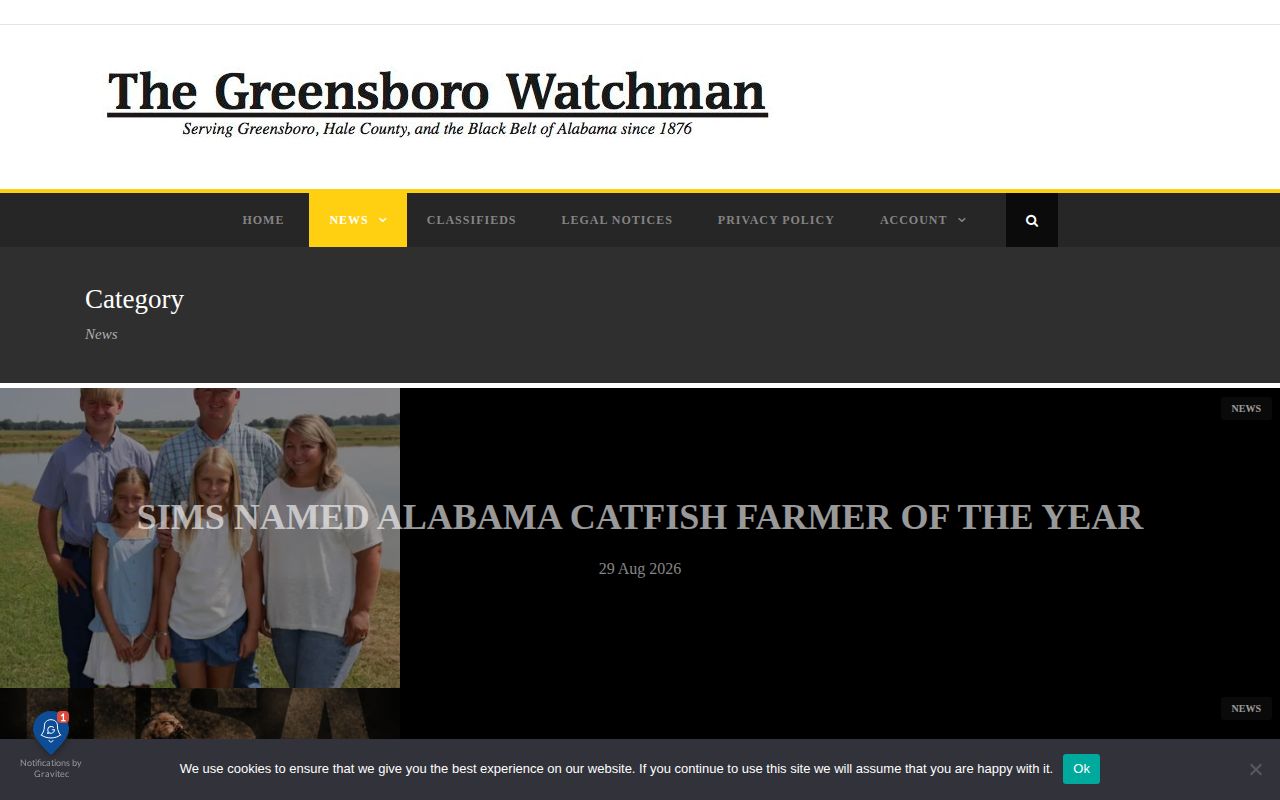 Hale County recent arrest reports in the Greensboro Watchman archive